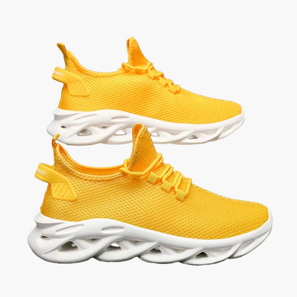 Herren Sneaker Sportliche Straßenschuhe mit Futuristischer Sohle – Laufen, Fitness & Freizeit
