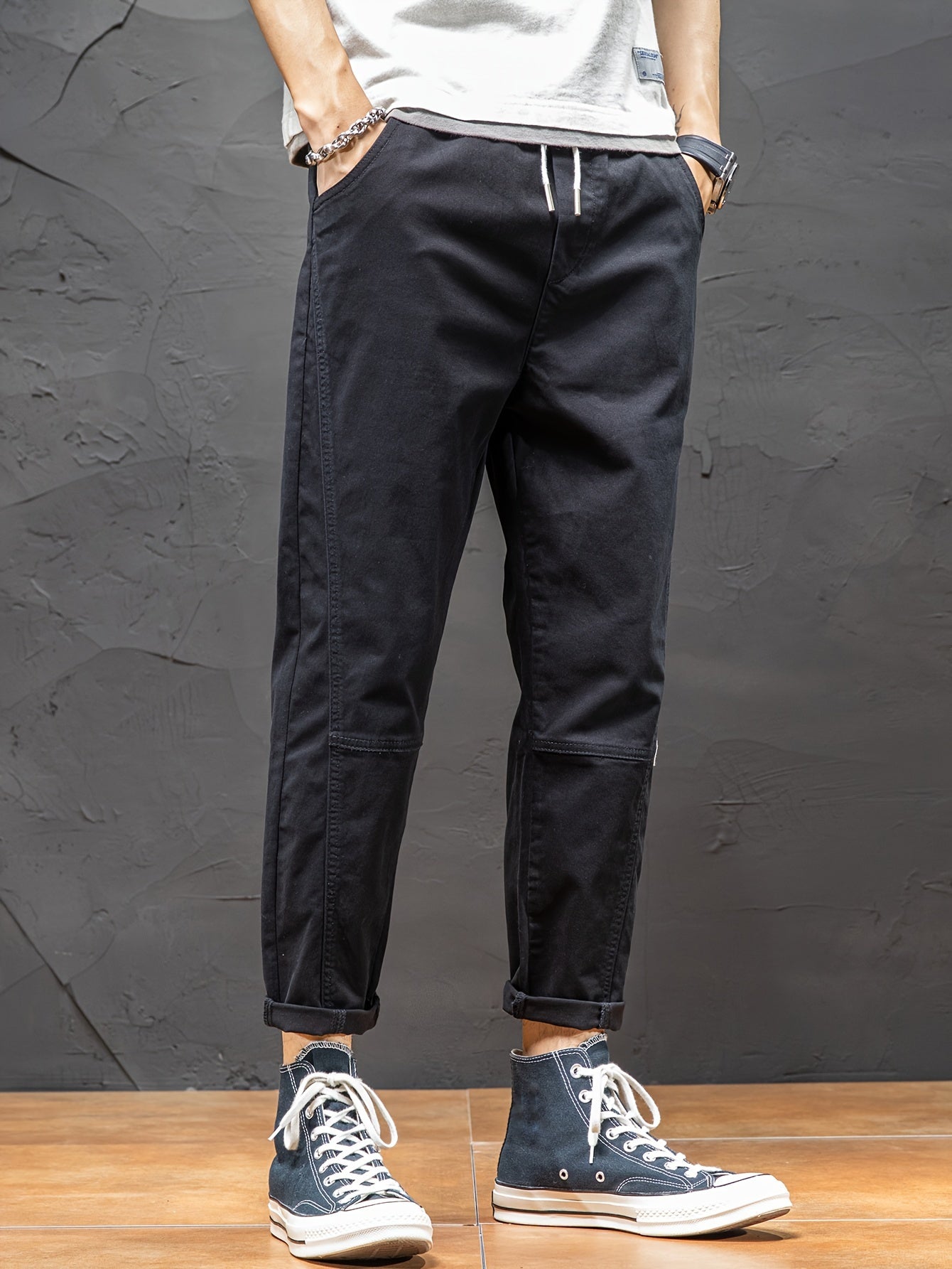 Herren Utility-Tapered Freizeithose – Moderner Streetstyle für Alltag und Freizeit