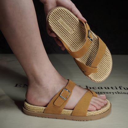 Herren Komfort-Sandalen mit verstellbarem Riemen – Lässige Sommerschuhe für Alltag und Freizeit