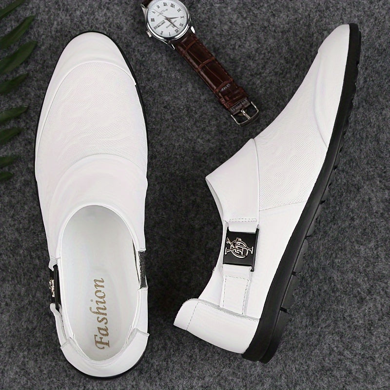 Herren Slip-On Loafer – Elegante Freizeitschuhe mit Prägung und modernem Design
