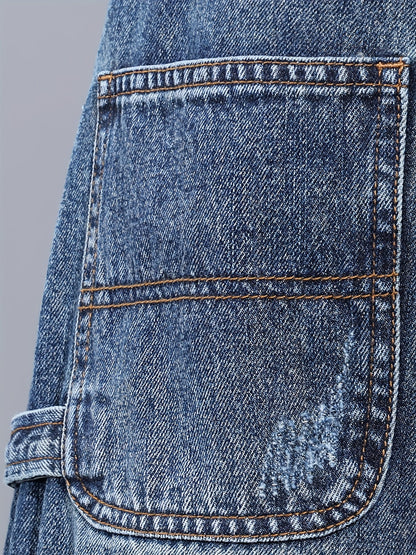 Herren Jeans-Bermuda Regular Fit – Lässige Utility-Shorts für Alltag und Freizeit