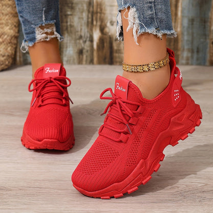 Damen Sneaker Atmungsaktiv Sportlich Freizeit Laufschuhe