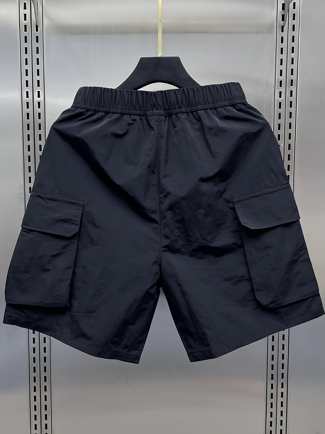 Herren Utility Cargo Shorts mit Reißverschlusstaschen – Funktionale Freizeitshorts für Outdoor & Urban Style