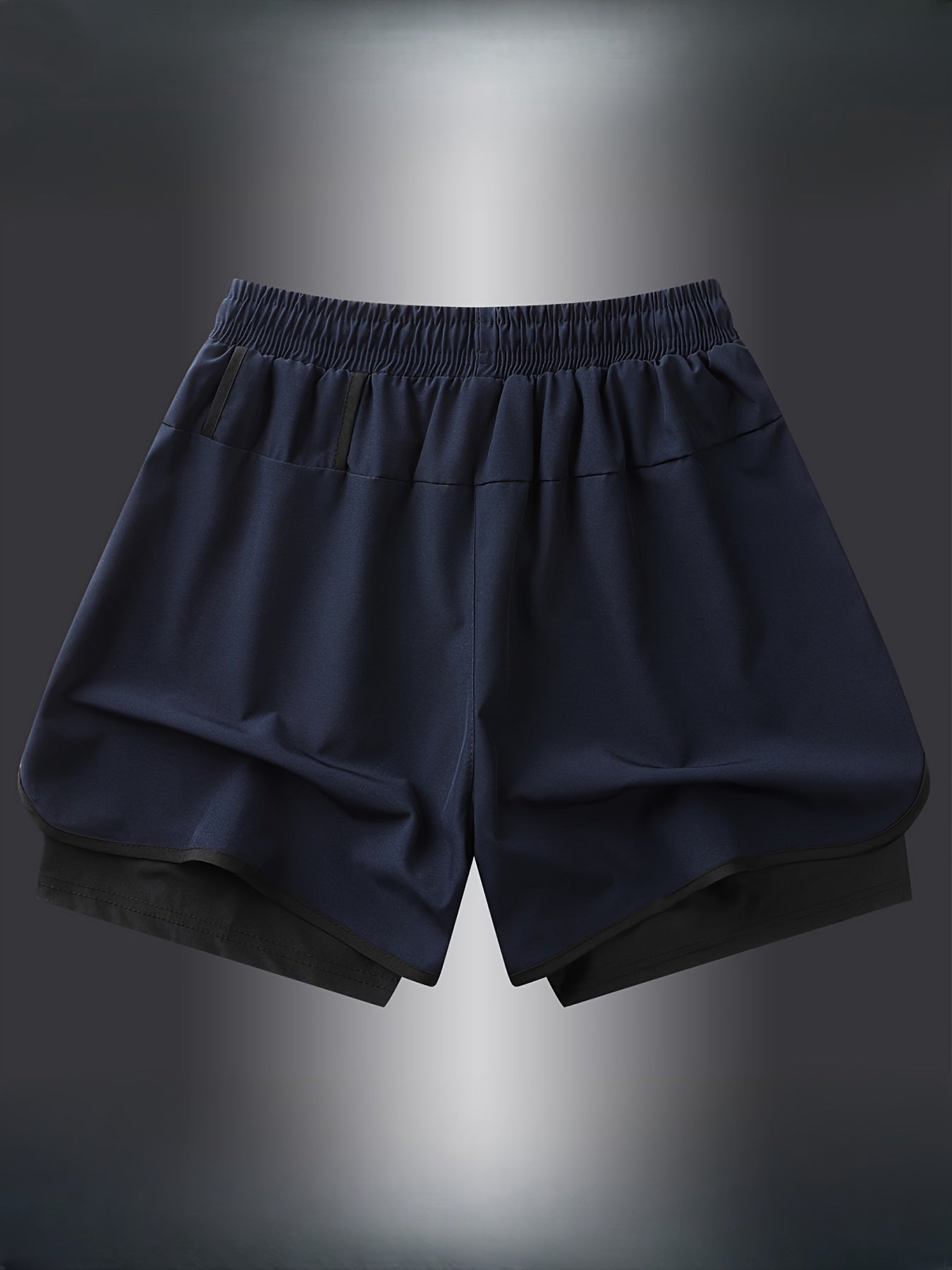 Herren Laufshorts 2-in-1 Sport Trainingsshorts mit Innenhose für Fitness und Jogging
