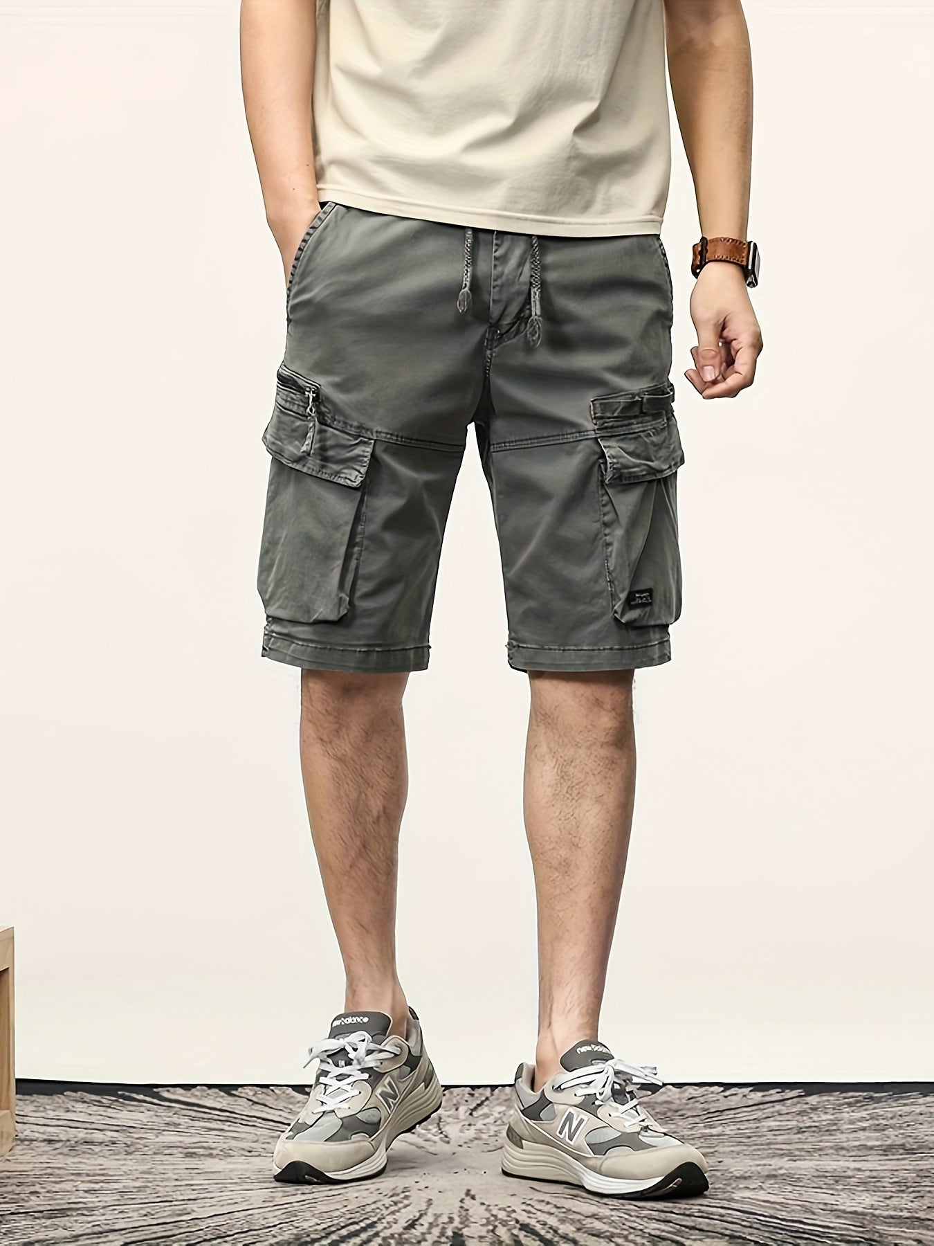 Herren Cargo-Shorts mit vielen Taschen und sportlichem Freizeitstil