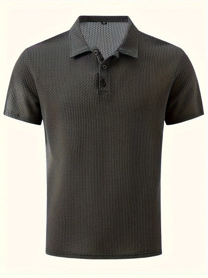 Herren Poloshirt mit Struktur – Casual Stil für Alltag und Freizeit