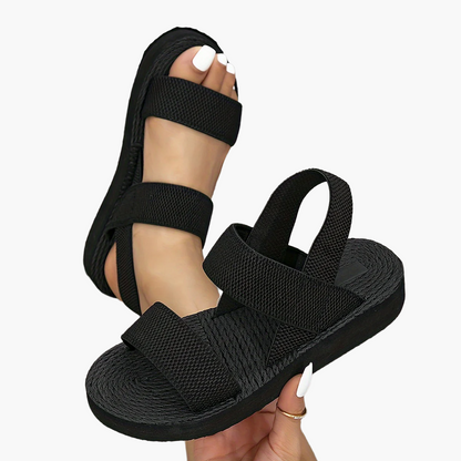 Damen Sommer Plateau-Sandalen – Bequeme Freizeit-Slipper für Alltag und Urlaub