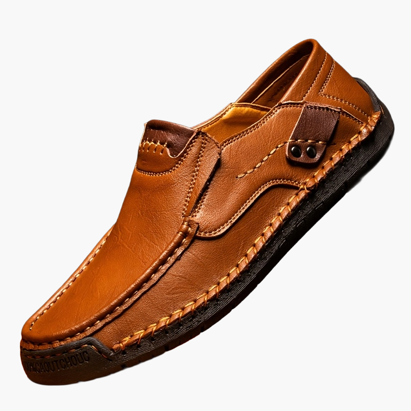 Herren Mokassin-Slipper – Bequeme Vintage-Slipper für Alltag und Freizeit