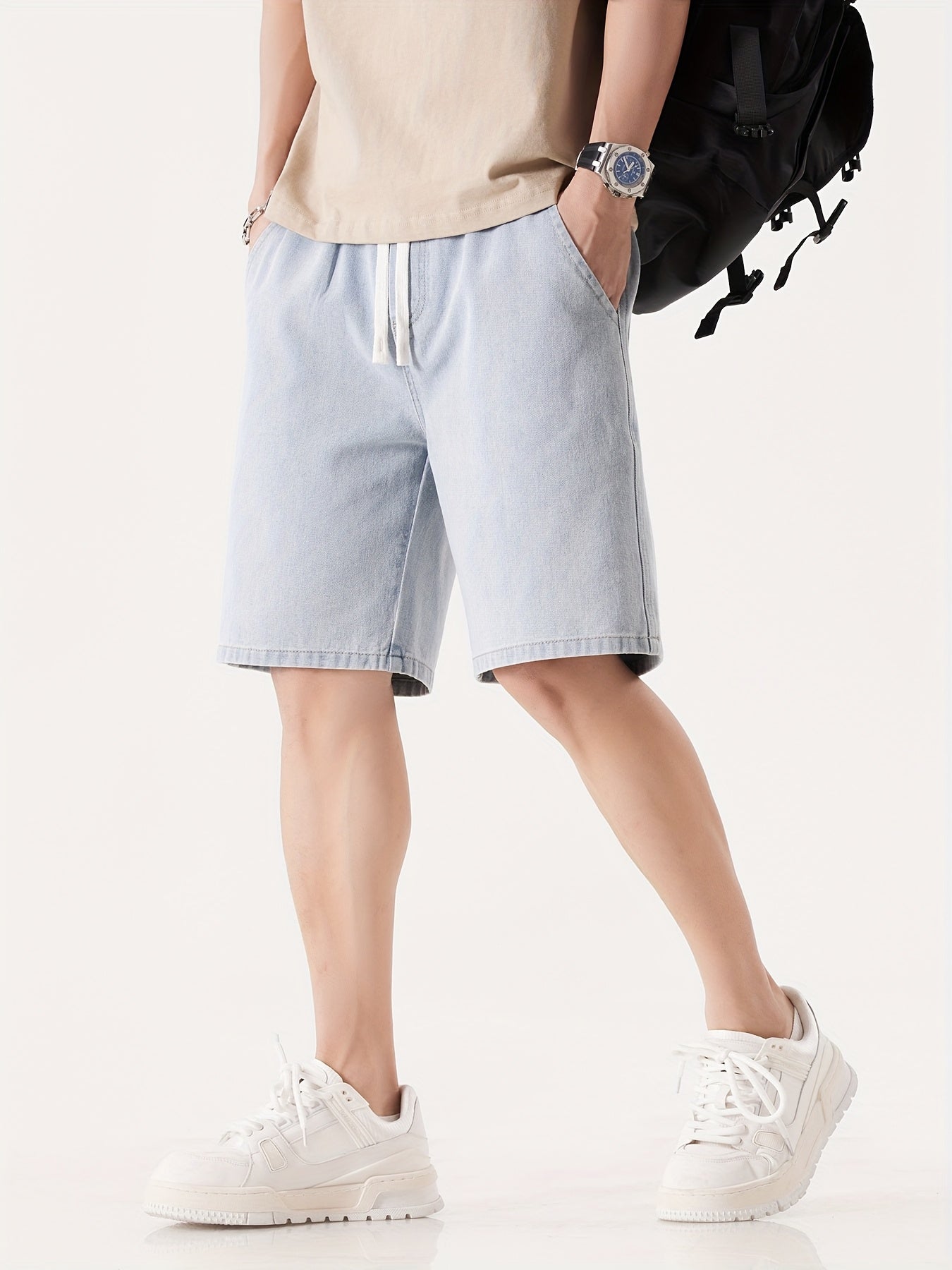Herren Jeansshorts Locker Freizeit Stil für Alltag und Sport