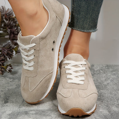 Damen Sneaker im Casual Stil für Alltag und Freizeit – Bequeme Schnürschuhe