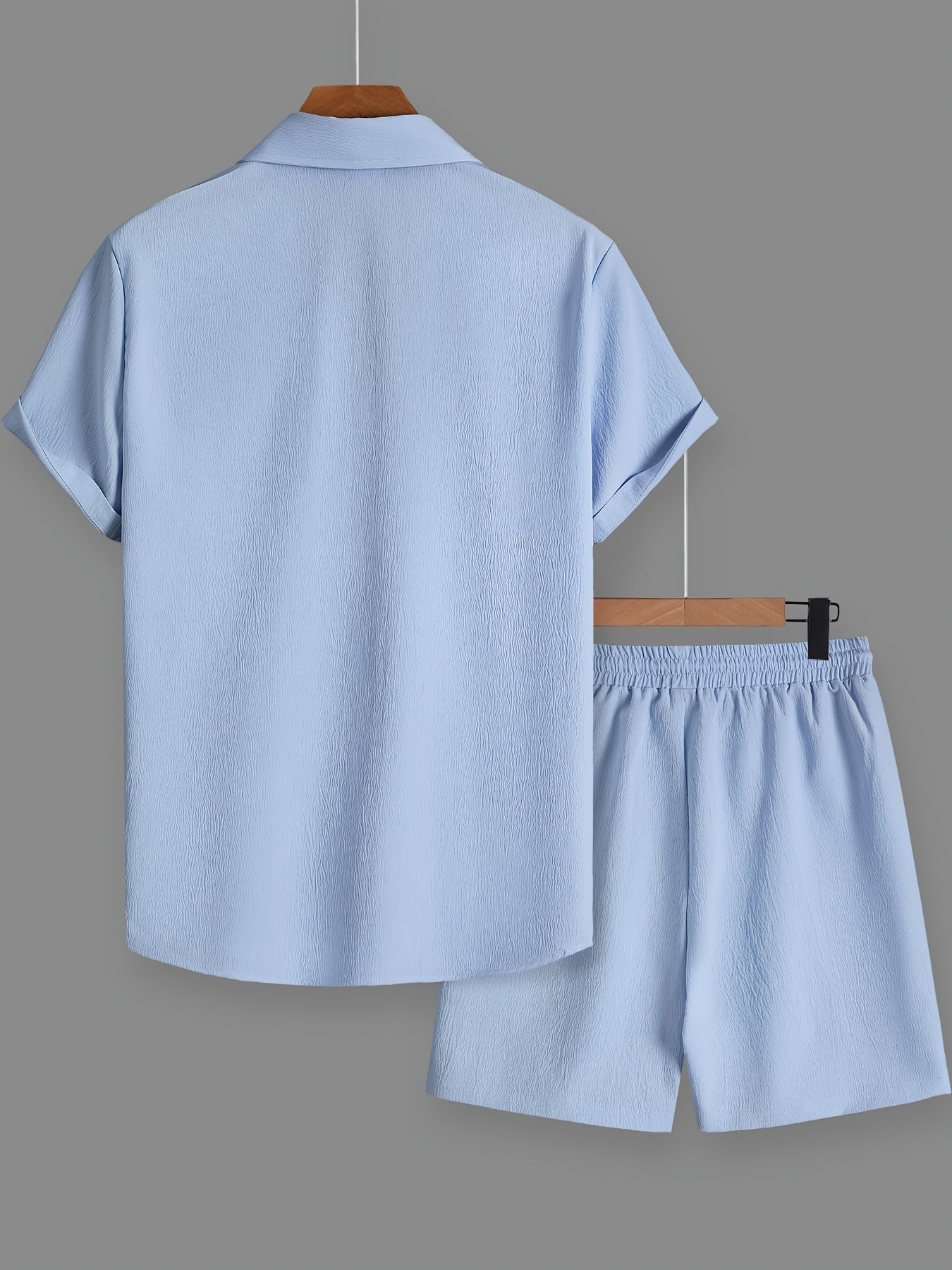 Herren Freizeit Set – Kurzarm Hemd und Shorts für entspannte Anlässe