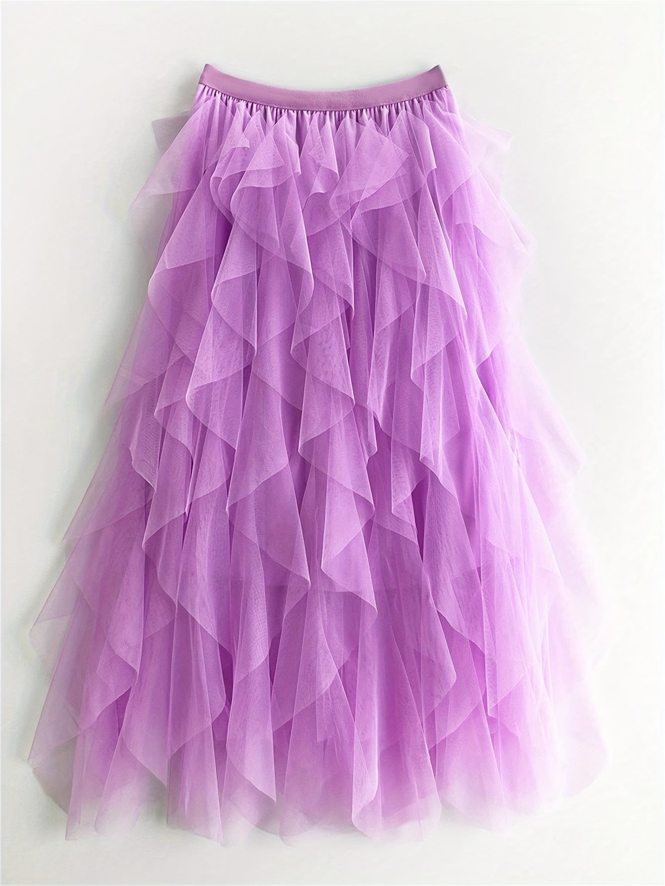 Damen Maxirock mit Rüschen für festliche Anlässe und elegante Outfits