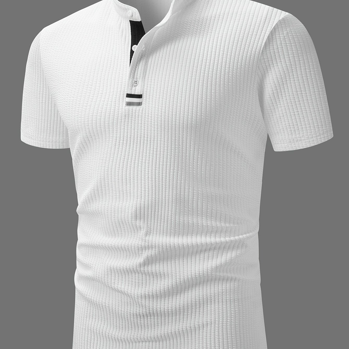 Herren Polohemd Modern Fit mit Stehkragen – Stilvolles Poloshirt für Büro und Freizeit