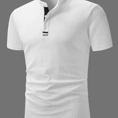 Herren Polohemd Modern Fit mit Stehkragen – Stilvolles Poloshirt für Büro und Freizeit
