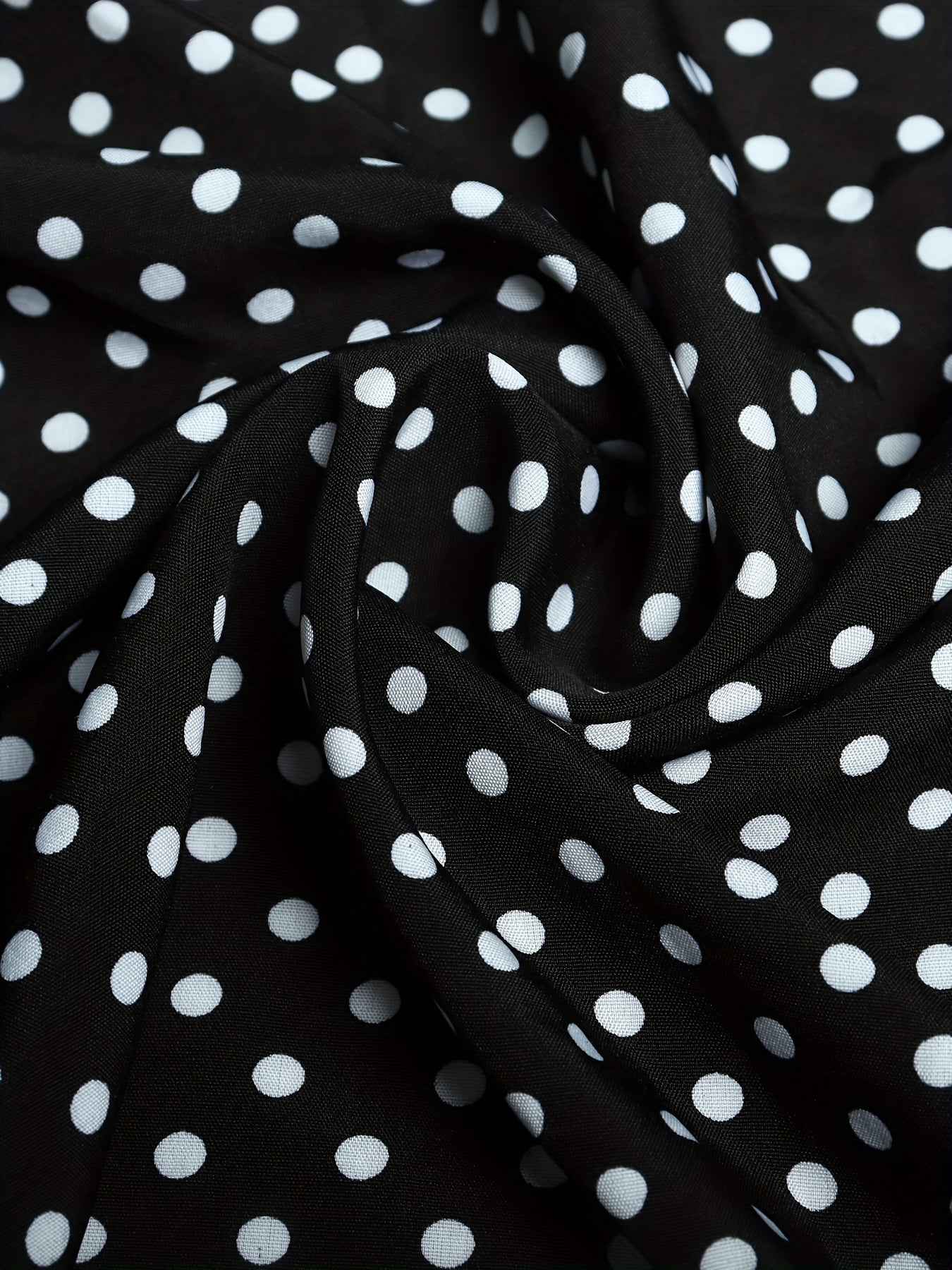Damen Polka Dot Bluse Elegant mit Rüschenärmeln – Büro & Freizeit