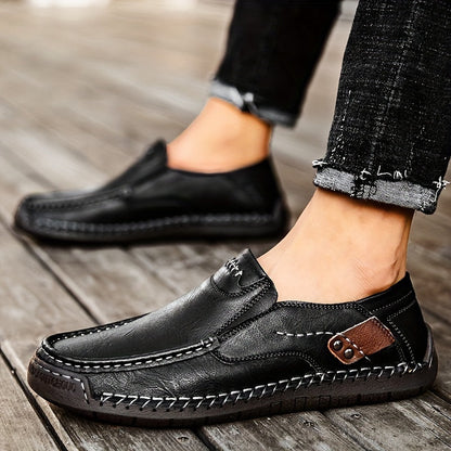 Herren Mokassin-Slipper – Bequeme Vintage-Slipper für Alltag und Freizeit