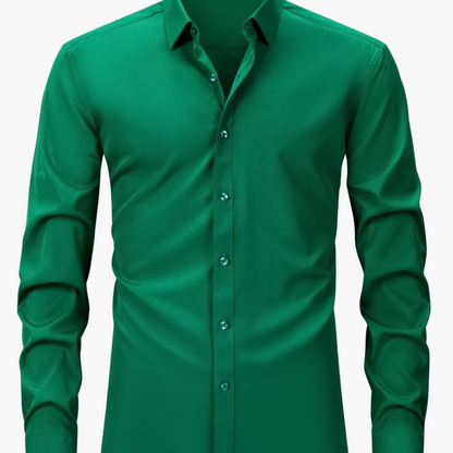 Herren Business-Freizeit Hemd Slim Fit – Elegantes Langarmhemd für Büro und Alltag