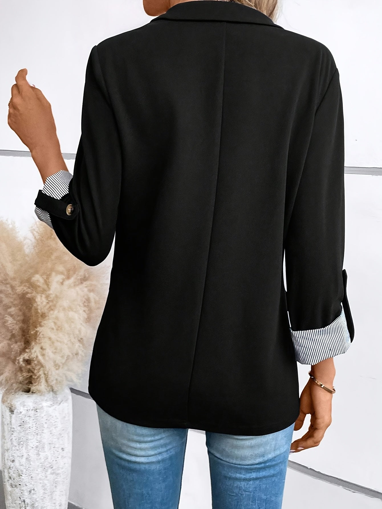 Damen Blazer Elegant Business Casual für Büro und Alltag