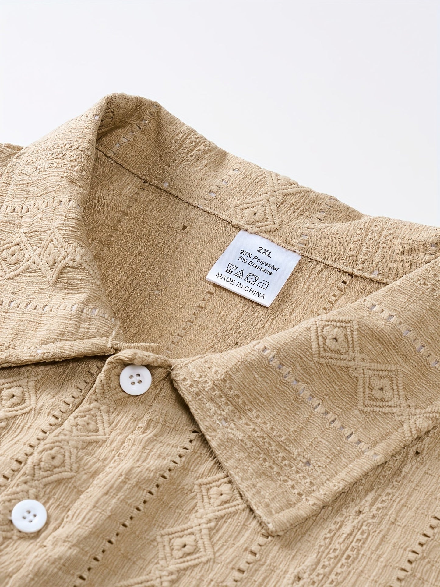 Herren Strick-Poloshirt im Retro-Stil für Freizeit und Alltag