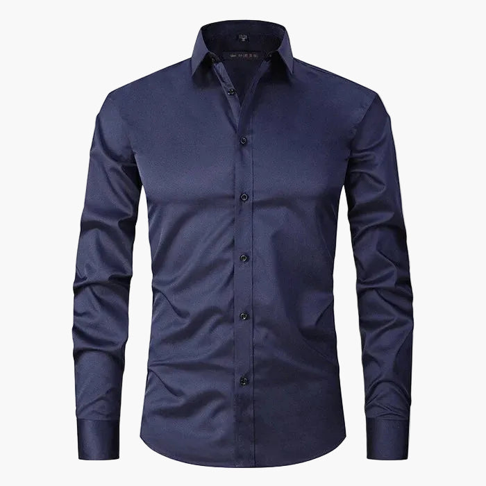 Herren Business Hemd Slim Fit – Elegantes Langarmhemd für Büro & Alltag