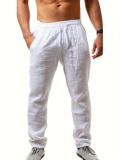 Herren Freizeithose mit Kordelzug – Bequeme Sommerhose für Alltag und Urlaub