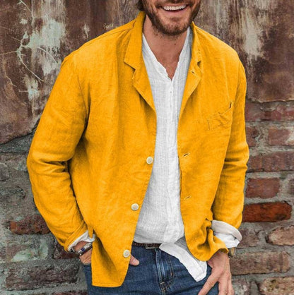 Bob – Lässiger Blazer aus Baumwollmischung – Veganer Leinenblazer