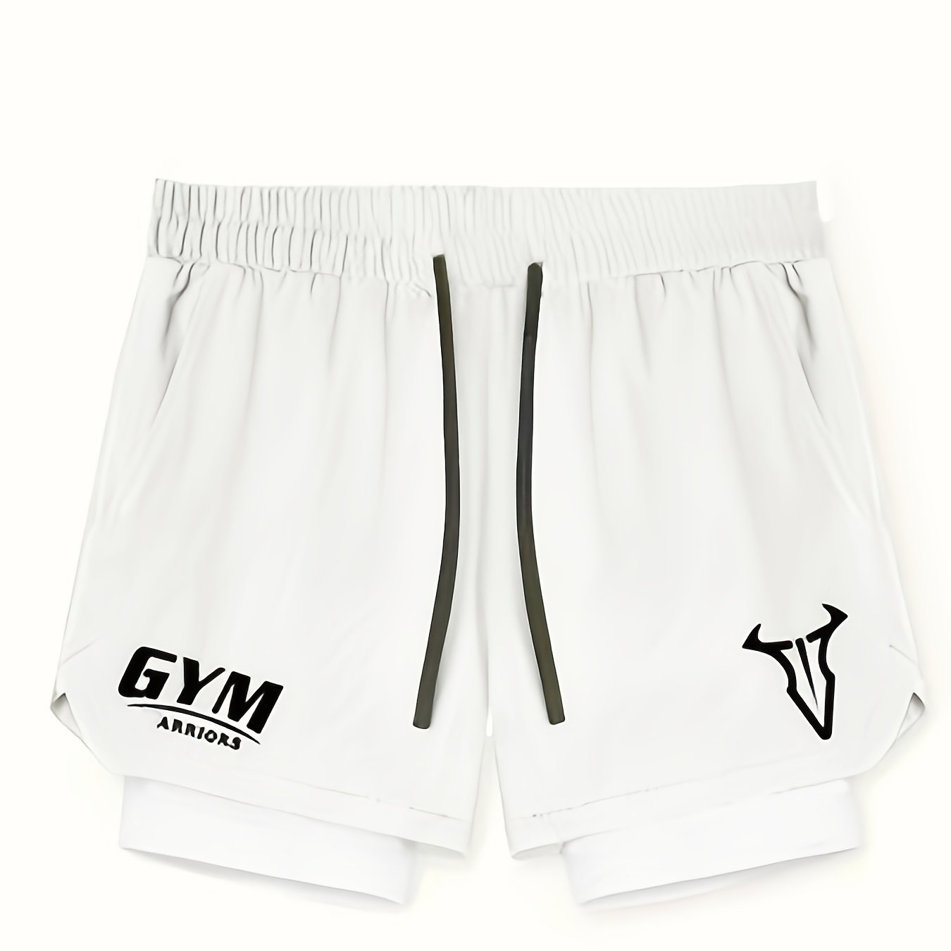 Herren Trainingsshorts mit 2-in-1-Design für Fitness und Sport