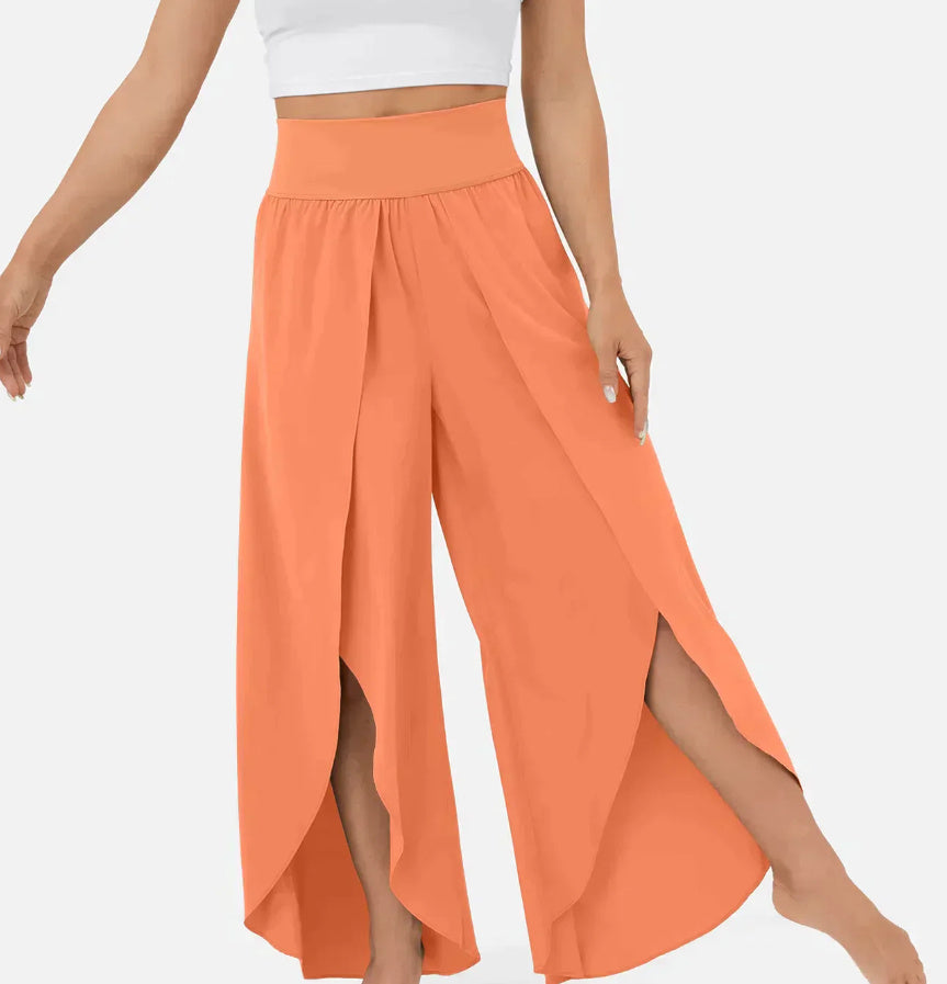 Zoe – Weite Damenhose mit hohem Bund