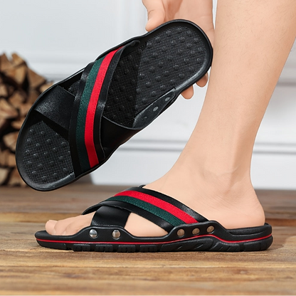 Herren Komfort-Slipper Sandalen – Offene Zehenschuhe für Freizeit und Alltag