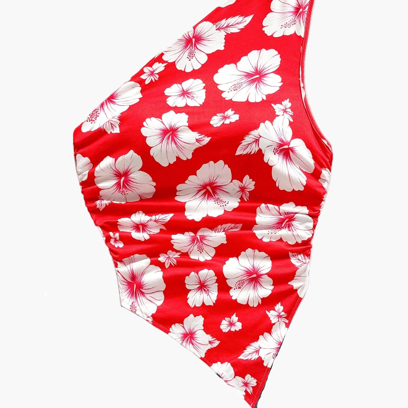 Damen Ein-Schulter Body mit Blumenmuster – Eleganter Sommer-Style für Alltag & Urlaub