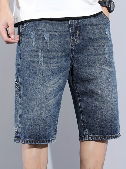 Herren Jeans-Bermuda Regular Fit – Lässige Utility-Shorts für Alltag und Freizeit