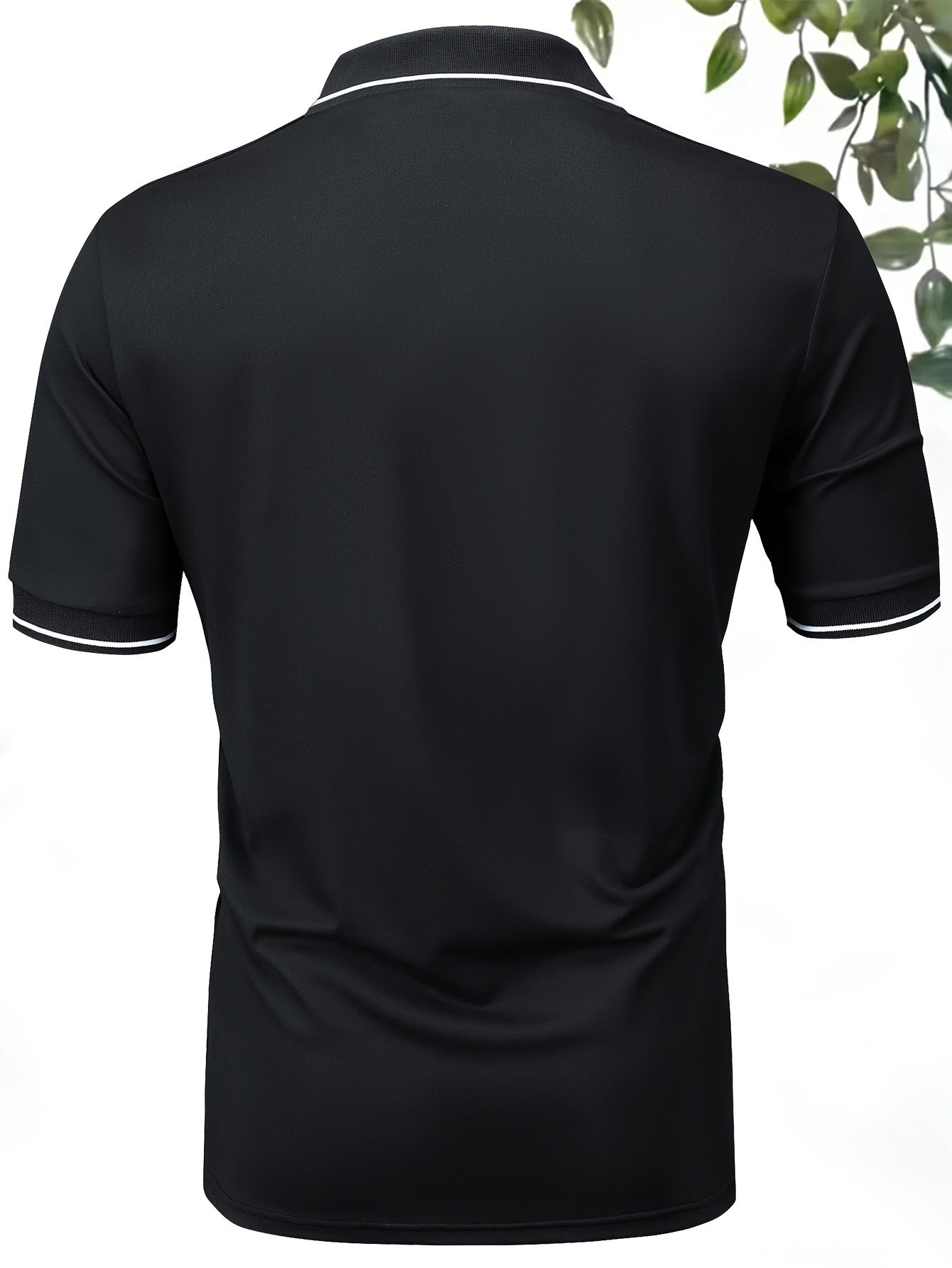 Herren Polo Shirt Modern Freizeitstil mit Kontrastkragen – Kurzarm, Bequemer Schnitt, Ideal für Alltag & Freizeit