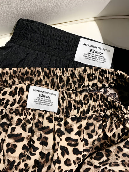Damen Lounge-Shorts im Animal-Print, 2er-Pack – Bequeme Freizeitshorts für Zuhause und Alltag