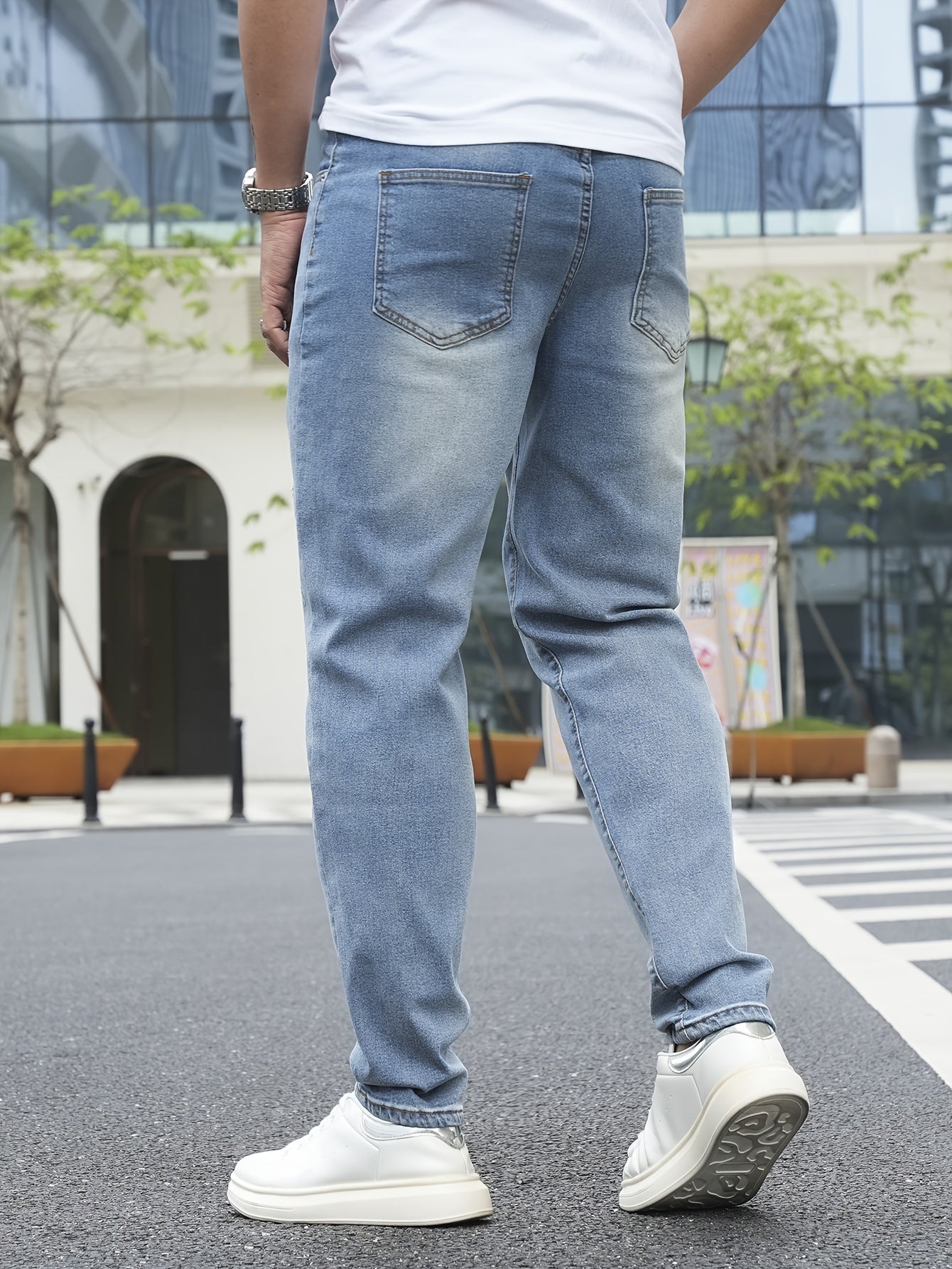 Herren Jeans im Distressed Streetstyle Look – Lässige Freizeitjeans