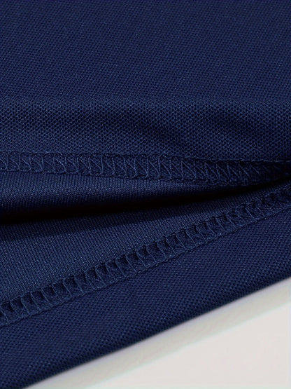 Herren Polohemd mit Kontrastkragen – Eleganter Freizeitstil für Alltag und Büro