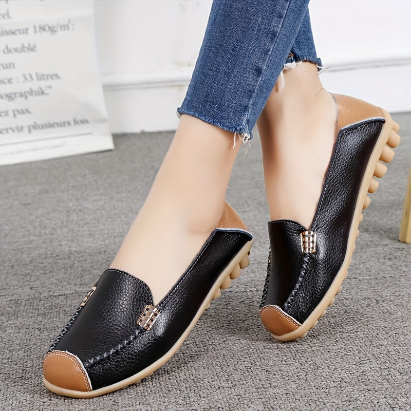 Damen Komfort-Loafer für Alltag und Büro – Bequeme Slip-On Mokassins