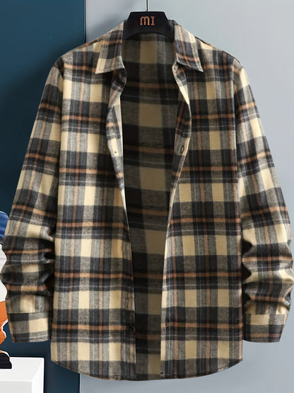 Herren Kariertes Freizeithemd – Klassischer Look für Büro und Alltag