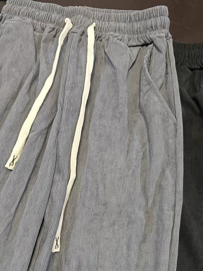 Herren Plisseehose Modern Relaxed Fit mit Kordelzug – Stilvolle Freizeithose für Alltag und Freizeit