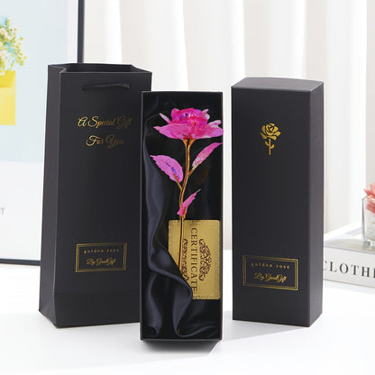 Edle Geschenkrose im Geschenkkarton – Dekorative Blume für Muttertag, Damen, Geschenkidee, Wohnaccessoire