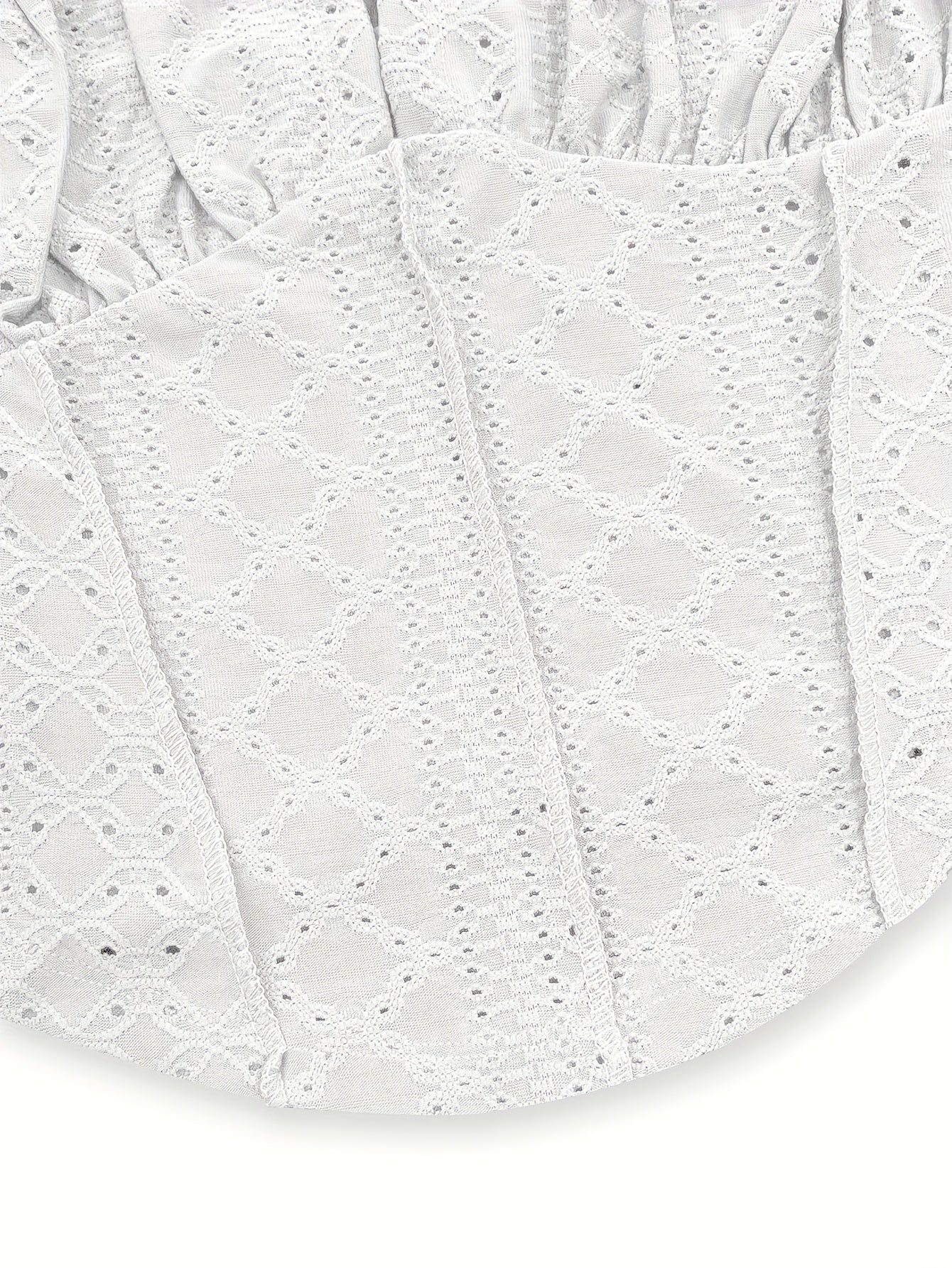 Damen Bustier Top im Corsagen-Stil mit Stickerei und Schleifendetail – Modisches Sommer-Oberteil für Alltag und Party