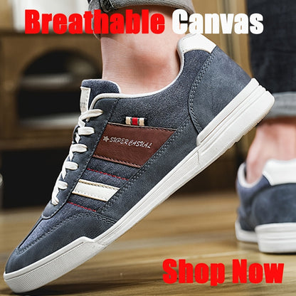 Herren Sneaker Freizeit Vintage Low-Top Sportlicher Straßenschuh