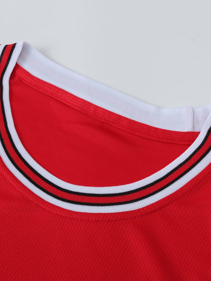 Herren Basketball Tanktop Set Vintage Streetwear Chicago 30 – Sportliche Trainingsshirts