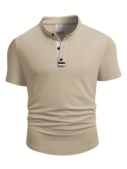 Herren Polohemd Modern Fit mit Stehkragen – Stilvolles Poloshirt für Büro und Freizeit