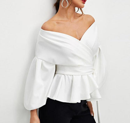 Grace – Damen Bluse mit Schleife