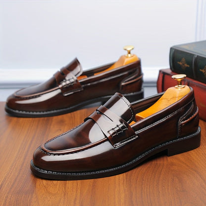 Herren Penny Loafer – Eleganter Business- und Festschuh