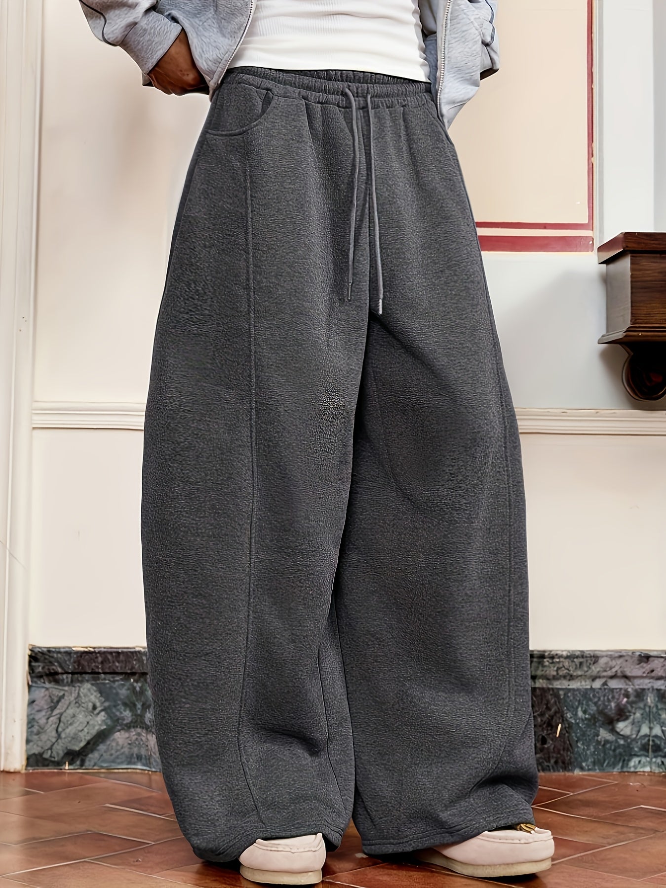 Herren Weite Oversize Jogginghose Streetstyle Komfort