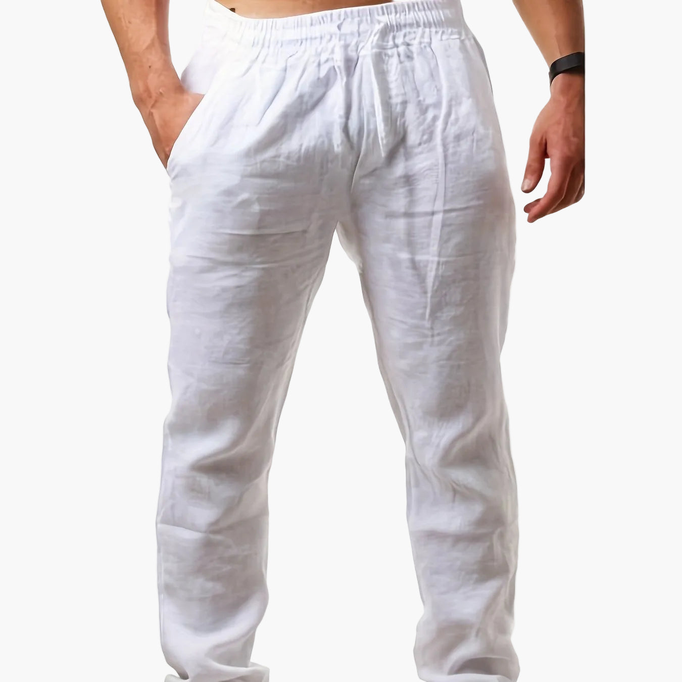 Herren Freizeithose mit Kordelzug – Bequeme Sommerhose für Alltag und Urlaub