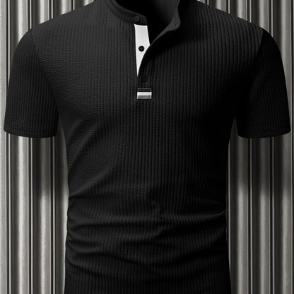 Herren Polohemd Modern Fit mit Stehkragen – Stilvolles Poloshirt für Büro und Freizeit