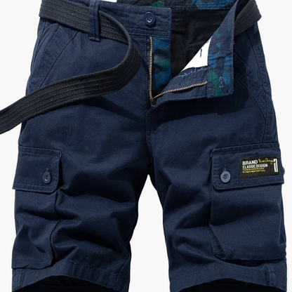 Herren Cargo Shorts Freizeit Klassisch mit Gürtel und Taschen