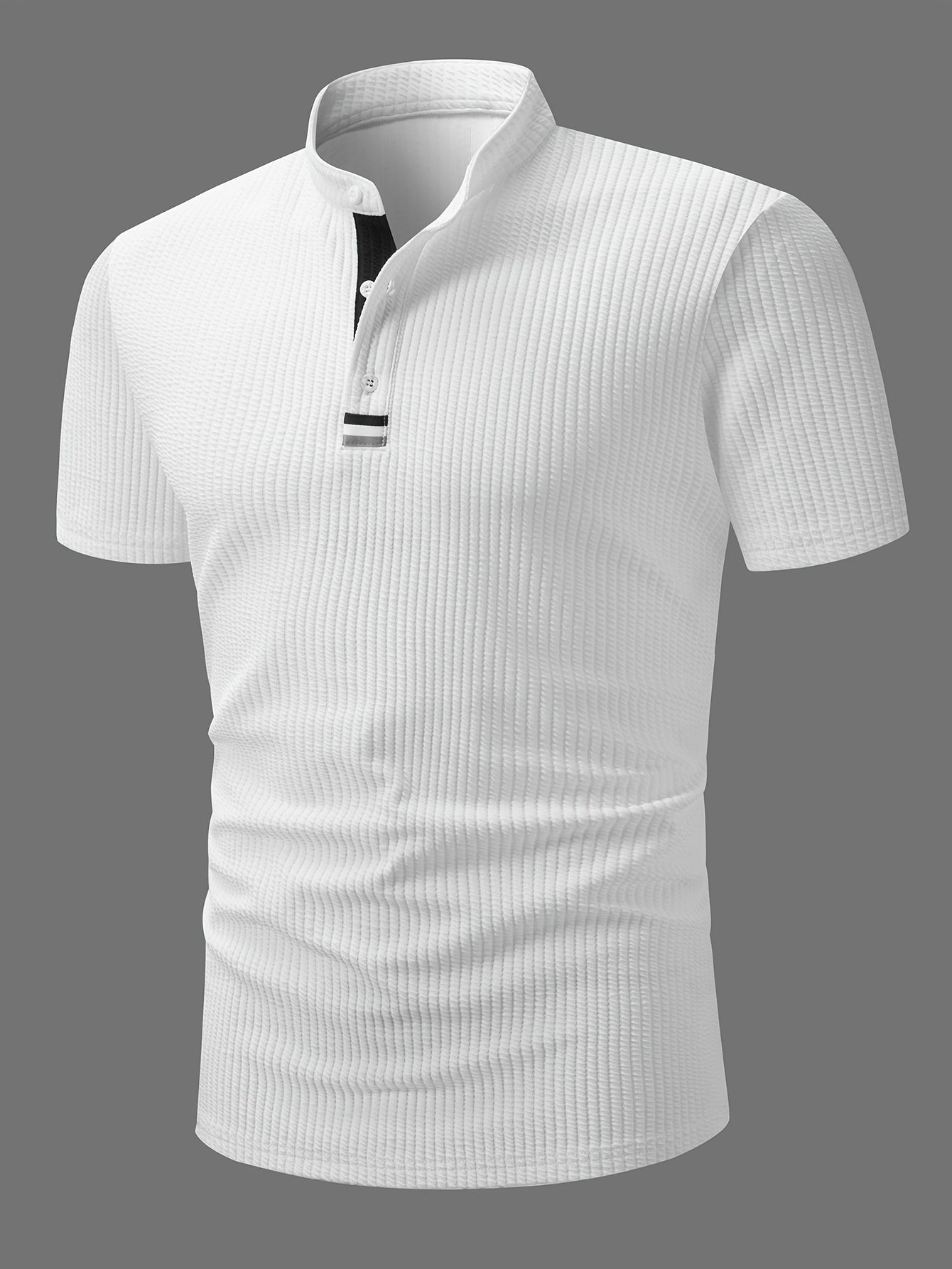 Herren Polohemd Modern Fit mit Stehkragen – Stilvolles Poloshirt für Büro und Freizeit